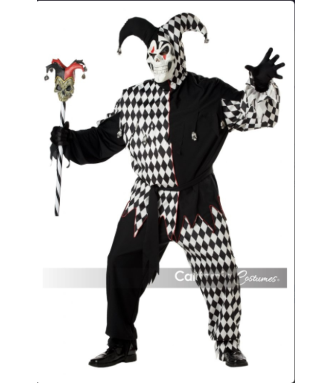 CALIFORNIA COSTUMES Evil Jester Plus Costume