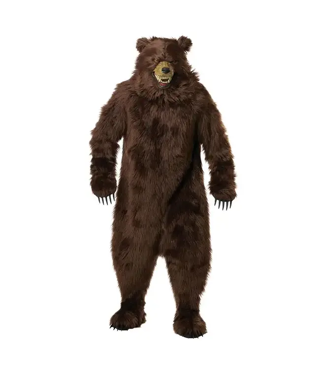 CALIFORNIA COSTUMES Grizzly Bear Deluxe Adult Ani-Motion Costume Mask