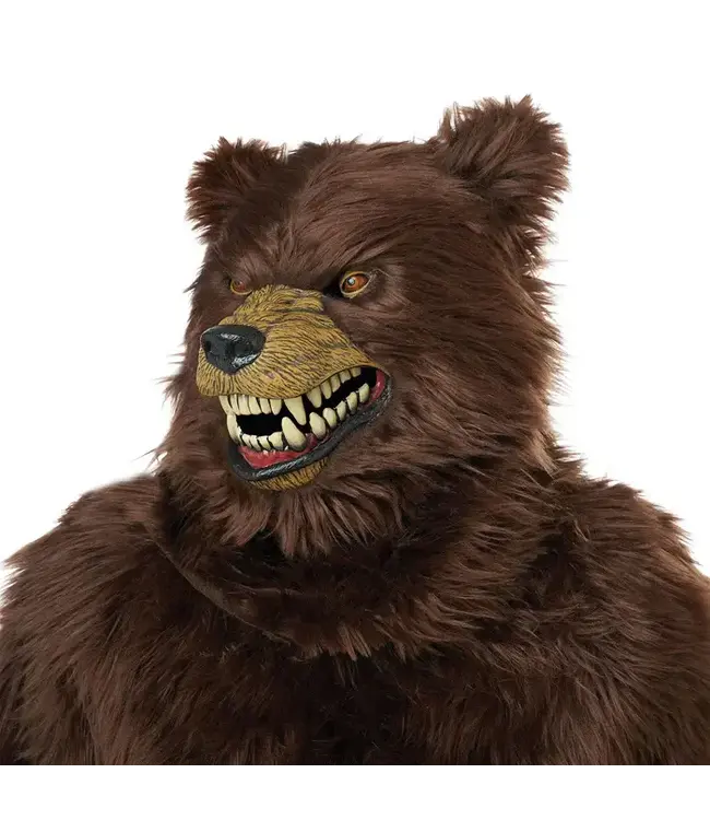 CALIFORNIA COSTUMES Grizzly Bear Deluxe Adult Ani-Motion Costume Mask