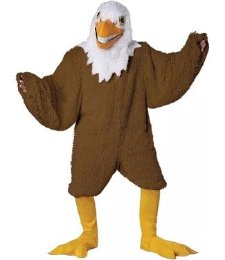 CALIFORNIA COSTUMES Eagle Maniac Adult Mascot Costume with Movable Jaw