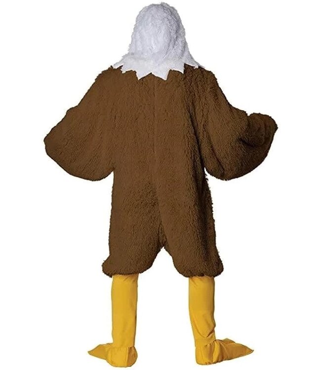 CALIFORNIA COSTUMES Eagle Maniac Adult Mascot Costume with Movable Jaw