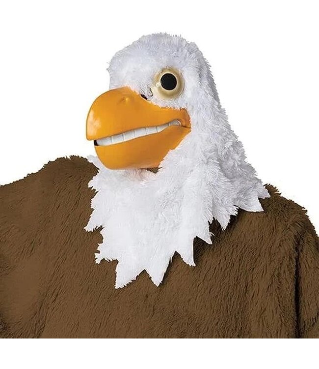 CALIFORNIA COSTUMES Eagle Maniac Adult Mascot Costume with Movable Jaw
