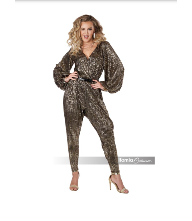 CALIFORNIA COSTUMES Gold Disco Queen Adult Women's Costume