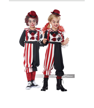 CALIFORNIA COSTUMES Kreepy Klown Kid Toddler