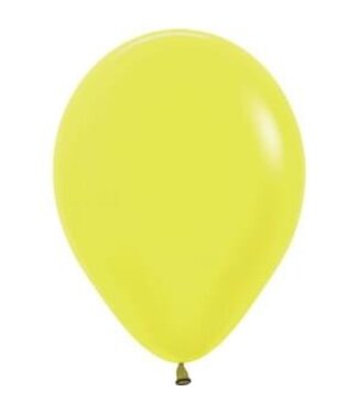 Sempertex 50ct 5in LATEX SEMPERTEX NEON YELLOW