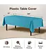 CROWN DISPLAY 54inX108in TABLE COVER TURQUOISE