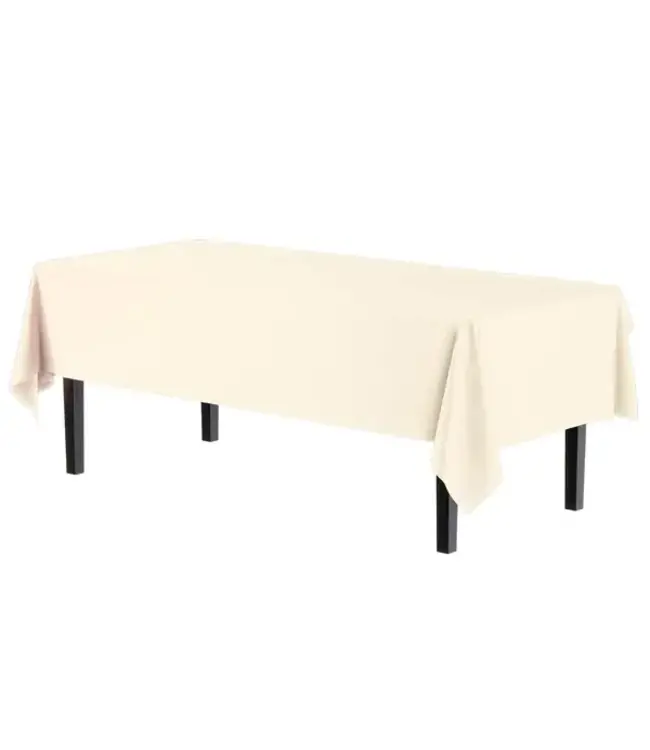 EXQUISITE 54inX108in Ivory Table Cover