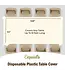 EXQUISITE 54inX108in Ivory Table Cover
