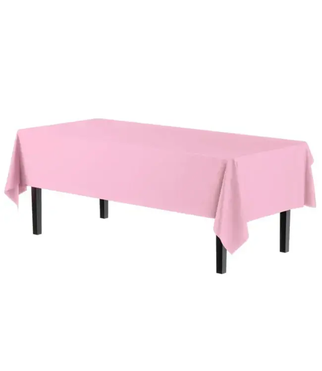 CROWN DISPLAY 54inX108in Pink Table Cover