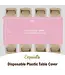 CROWN DISPLAY 54inX108in Pink Table Cover