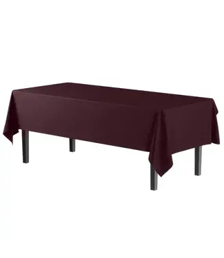CROWN DISPLAY 54inX108in Brown Table Cover