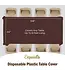 CROWN DISPLAY 54inX108in Brown Table Cover