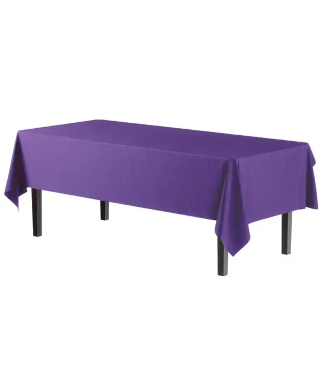 EXQUISITE 54inX108in Purple Table Cover