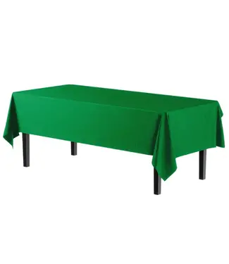 EXQUISITE 54inX108in Emerald Green Table Cover
