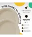 CROWN DISPLAY 7 in. Ivory Plastic Plates - 50 Ct.