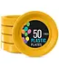 CROWN DISPLAY 7 in. Yellow Plastic Plates - 50 ct.