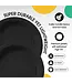 CROWN DISPLAY 10in Black Plastic Plates - 50ct