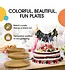 CROWN DISPLAY 10in Gold Plastic Plates - 50ct
