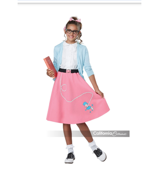 CALIFORNIA COSTUMES 50's Poodle Cutie Child Costurme