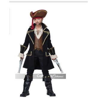 CALIFORNIA COSTUMES Child Deluxe Pirate Captain Costume