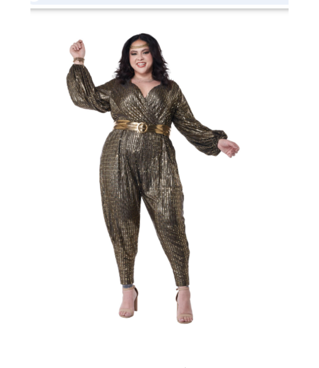 CALIFORNIA COSTUMES Gold Disco Queen Adult Women's Costume