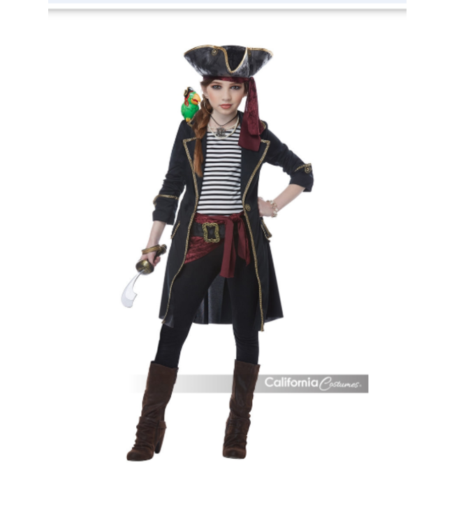 CALIFORNIA COSTUMES HIGH SEAS CAPTAIN