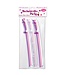 LITTLE GENIE Party Pecker Sipping Straws - Assorted Colors Pack of 10