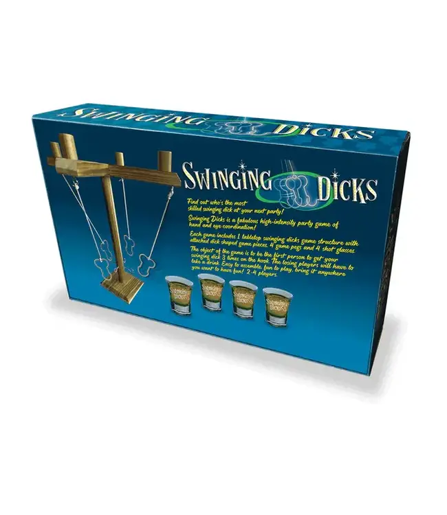 Hott Products Unlimited Swinging Dicks Drinking Game & Shot Glasses