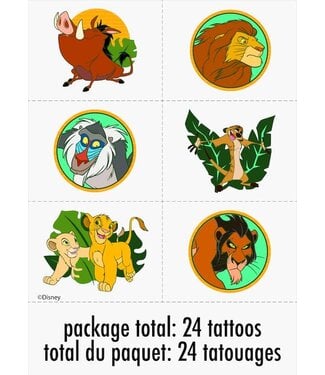 Unique Industries 24CT TATTOOS LION KING