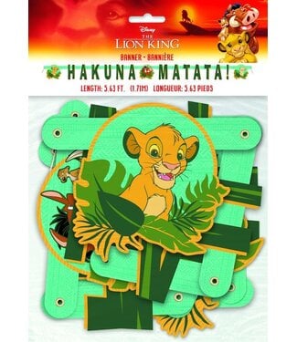Unique Industries BANNER LION KING