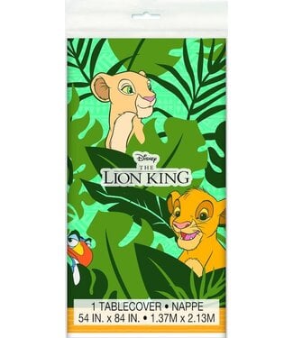 UNIQUE INDUSTRIES INC 54inX84in TABLE COVER LION KING