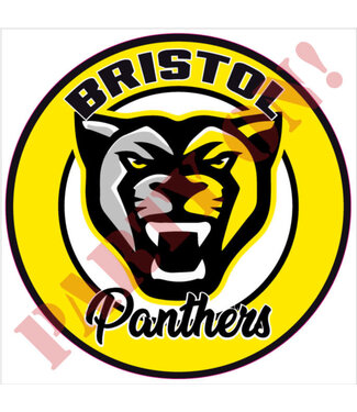 PARTY ON Bristol Panthers Sticker 9.5in