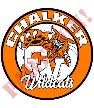 PARTY ON Chalker Wildcats Sticker 9.5in