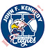 PARTY ON John F. Kennedy Eagles Sticker 9.5in