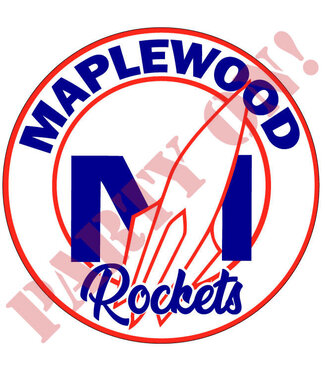 PARTY ON Maplewood Rockets Sticker 9.5in