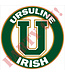 PARTY ON Ursuline Irish Sticker 9.5in