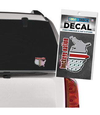 CDI CORPORATION AUTO DECAL BUCKEYE NATION OHIO STATE