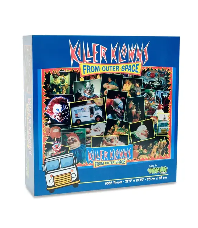 KILLER KLOWNS FROM OUTTER SPACE Killer Klowns From Outer Space Kollage A 1000-Piece Jigsaw Puzzle