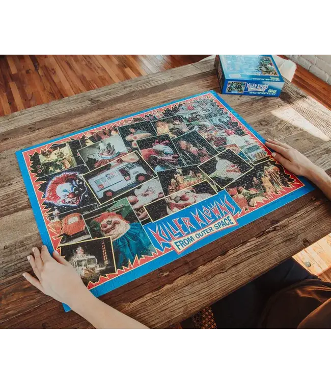 KILLER KLOWNS FROM OUTTER SPACE Killer Klowns From Outer Space Kollage A 1000-Piece Jigsaw Puzzle