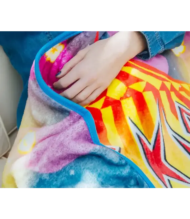 KILLER KLOWNS FROM OUTTER SPACE Killer Klowns From Outer Space Characters Raschel Throw Blanket | 45 x 60 Inches