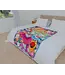 KILLER KLOWNS FROM OUTTER SPACE Killer Klowns From Outer Space Characters Raschel Throw Blanket | 45 x 60 Inches