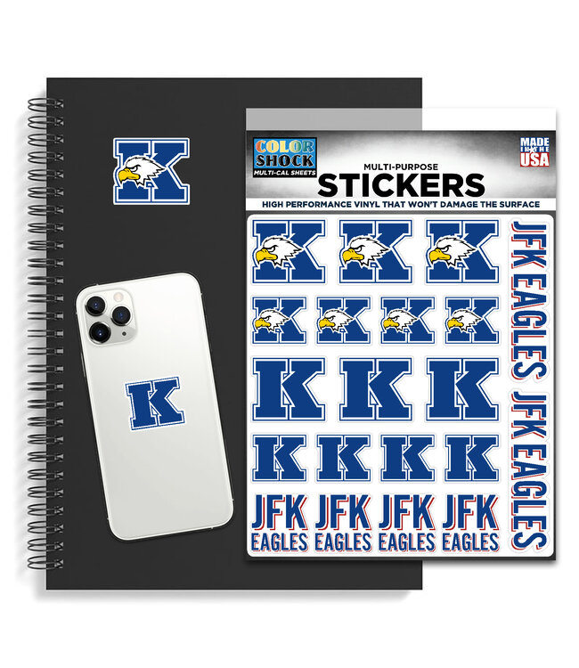 CDI CORPORATION John F. Kennedy Decal Sticker 20 count