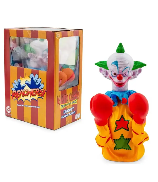 KILLER KLOWNS FROM OUTTER SPACE Horror Reachers Killer Klowns Shorty 13-Inch Boxing Puppet