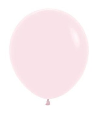 Sempertex 18 inch Sempertex Pastel Matte Pink Latex 6 count
