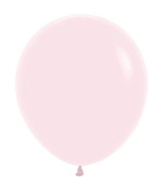 Sempertex 18 inch Sempertex Pastel Matte Pink Latex 6 count