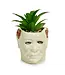 TOYNK Halloween Michael Myers 3-Inch Ceramic Mini Planter With Artificial Succulent
