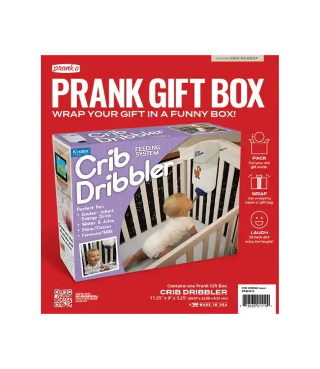 PRANK-O Prank Gift Box Crib Dribbler