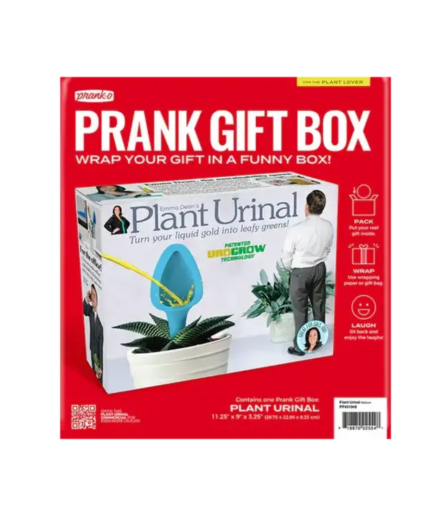 PRANK-O Prank Gift Box Plant Urinal
