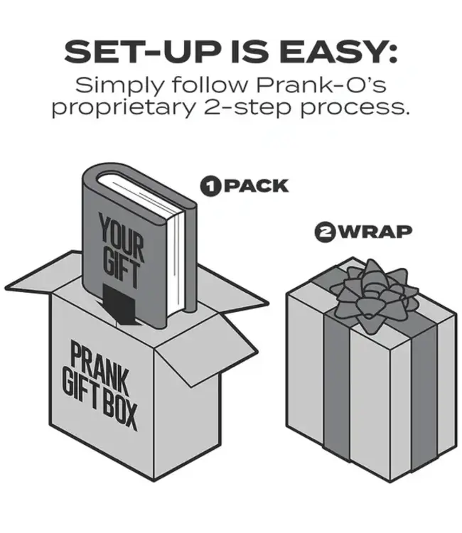 PRANK-O Prank Gift Box Plant Urinal