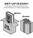 PRANK-O Prank Gift Box Plant Urinal